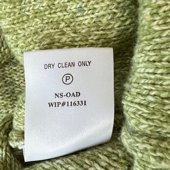 Women's Woolrich Aloe Heather Green Sweater, 1/4 Zip, Size Large, #9624, EUC! - Picture 10 of 15
